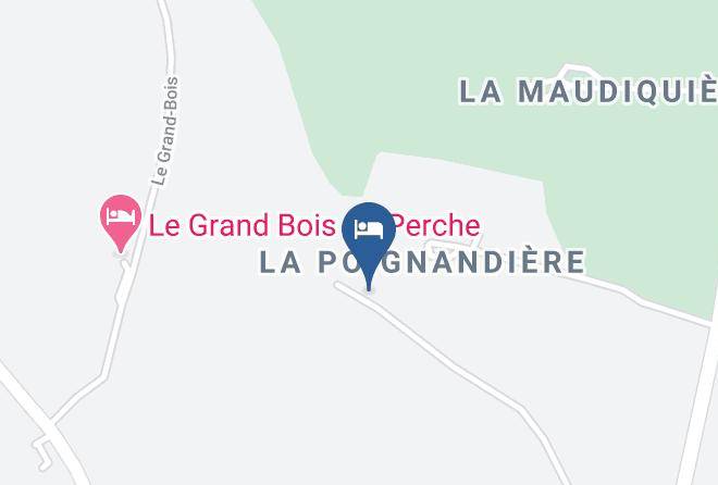 Orne - Chambres Dhotes De La Haute Poignandiere Maps