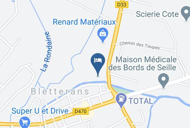 Jura - Chambres Du Rondeau Maps