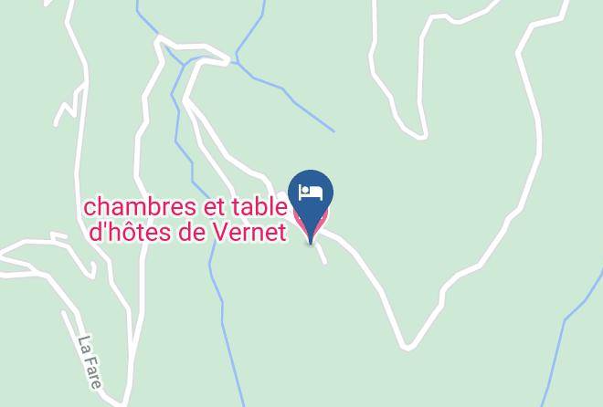 Lozere - Chambres Et Table D'hotes De Vernet Maps