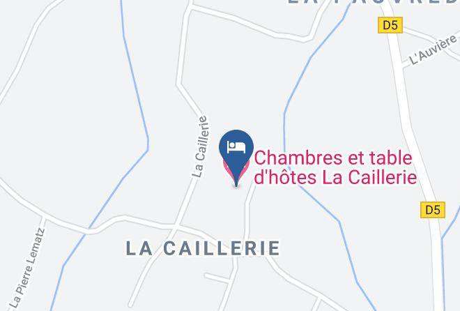 Loire Atlantique - Chambres Et Table D'hotes La Caillerie Maps