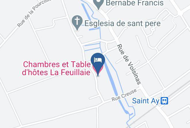 Loiret - Chambres Et Table D'hotes La Feuillaie Maps