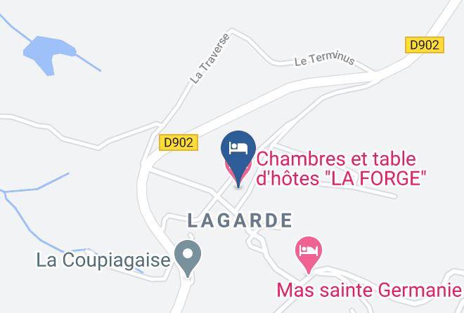Aveyron - Chambres Et Table D'hotes La Forge Maps