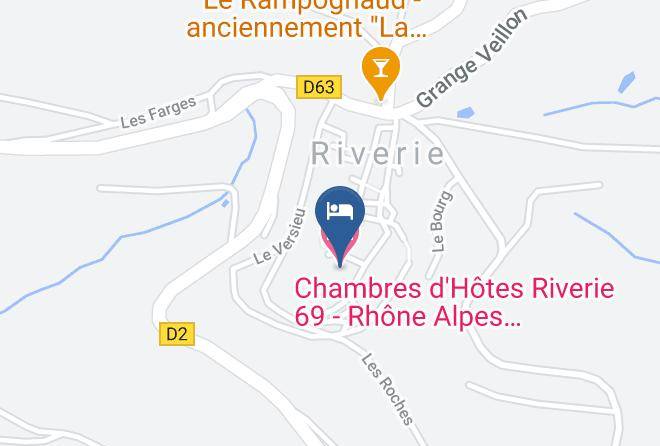 Rhone - Chambres D'hotes Riverie 69 Rhone Alpes Chateau De Riverie Maps