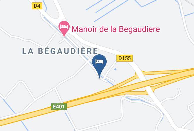 Ille Et Vilaine - Chambres Et Tables D'hotes De La Begaudiere Maps