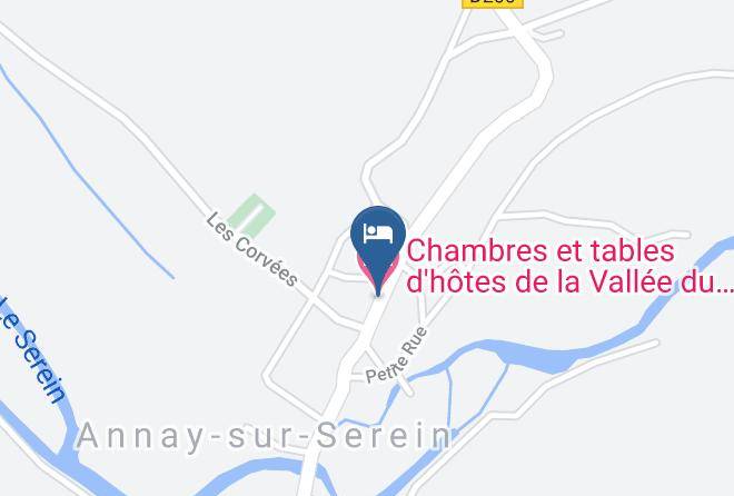 Yonne - Chambres Et Tables D'hotes De La Vallee Du Serein Maps