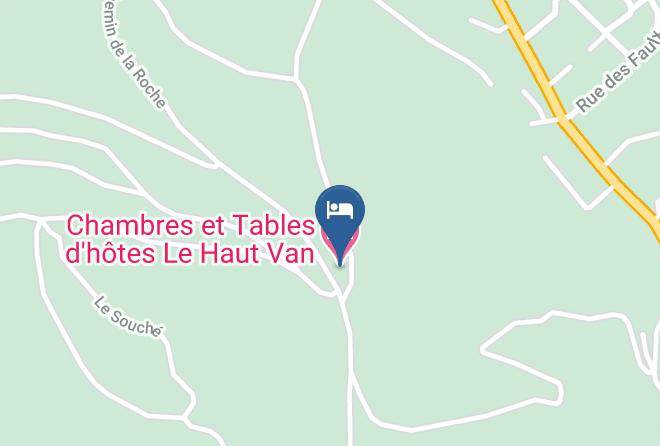 Vosges - Chambres Et Tables D'hotes Le Haut Van Maps