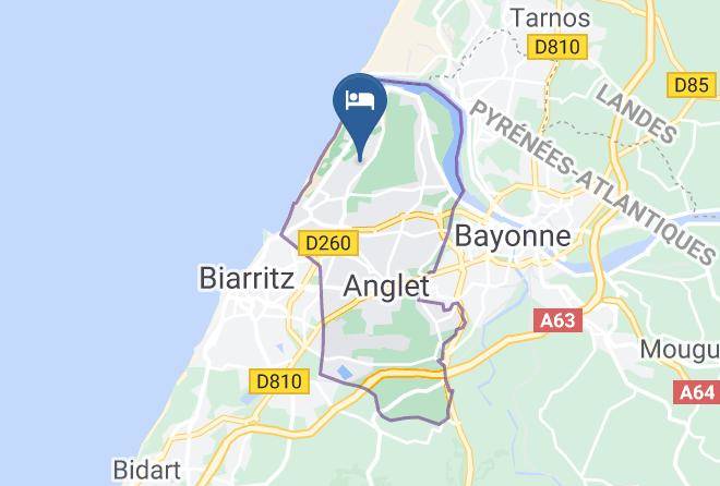 Pyrenees Atlantiques - Chambres Hotes Anglet Fleur De Sel Maps