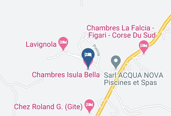 Southernsica - Chambres Isula Bella Maps