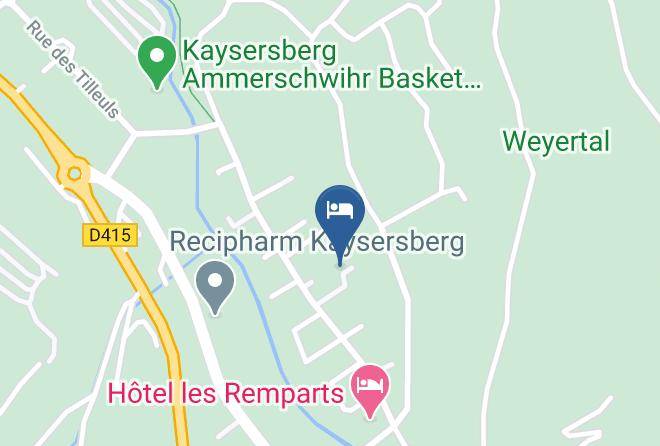 Haut Rhin - Chambres Lanternes Kaysersberg Maps