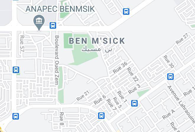 Casablanca - Chambres Pour Filles A Mostakbal Maps