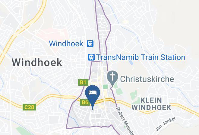 Windhoek - Chameleon Backpackers Maps