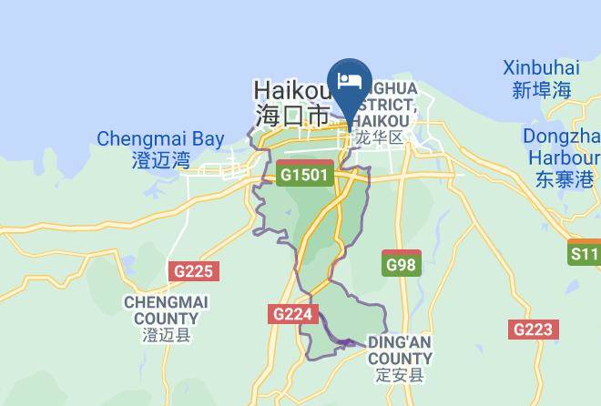 Haikou - Champagne Garden Hotel Maps