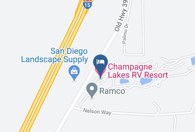 San Diego - Champagne Lakes Rv Resort Maps