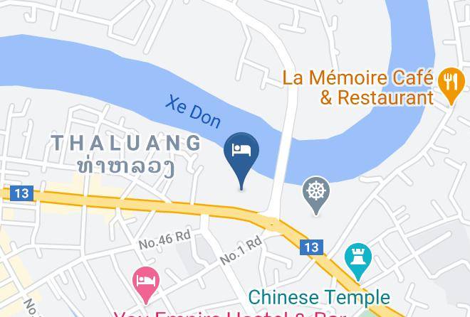 Pakse - Champasak Palace Hotel Maps