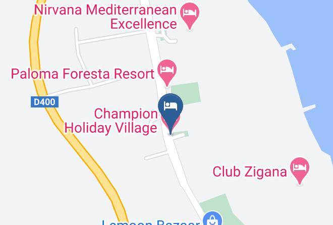 Champion Holiday Village Map - Antalya - Konyaalti