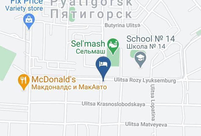 Pyatigorsk - Champions League Hotel Maps