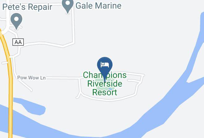 Trempealeau - Champions Riverside Resort Maps