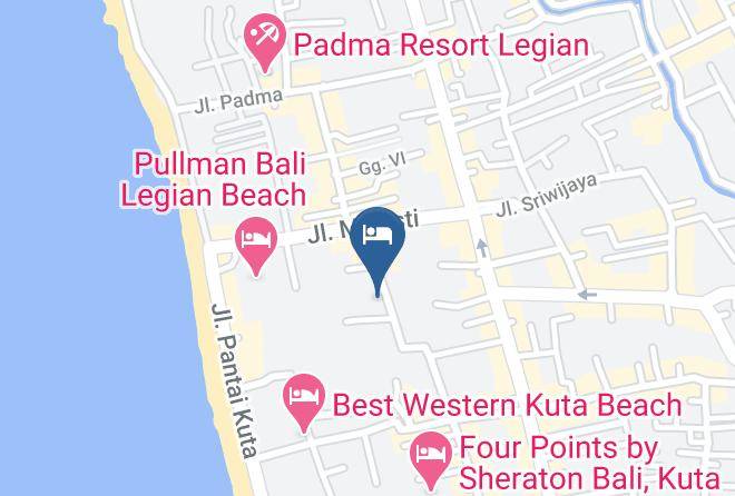Badung Regency - Champlung Mas Hotel Maps