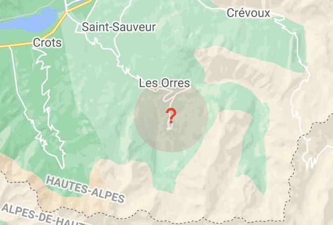 Hautes Alpes - Champs Lacas Maps