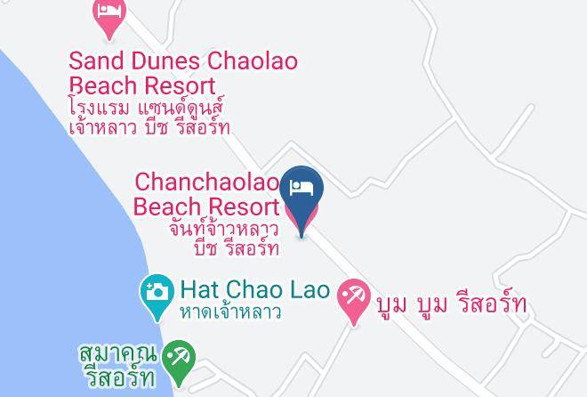 Amphoe Tha Mai - Chanchaolao Beach Resort Maps