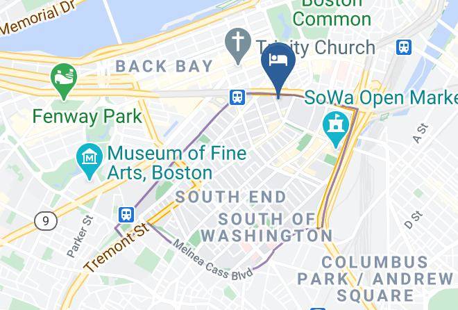 Suffolk - Staypineapple A Delightful Hotel South End Boston Maps