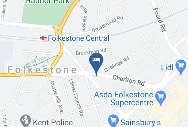 Chandos Premier Hotel Folkestone Channel Tunnel Map