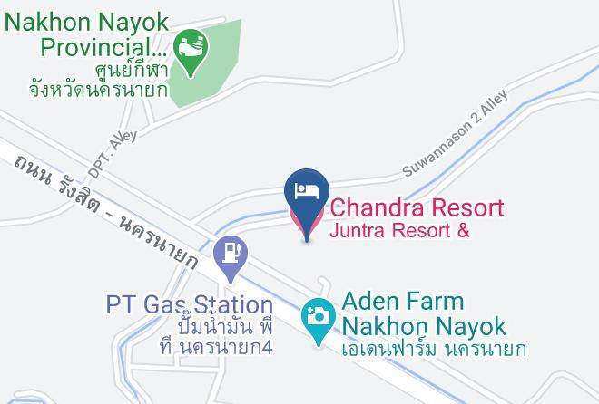 Amphoe Mueang Nakhon Nayok - Chandra Resort Hotel Maps