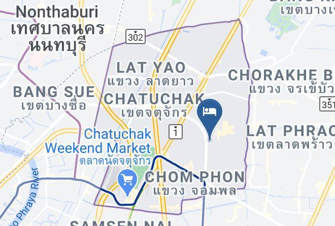 Chatuchak - Chandrakasem Park Hotel Maps