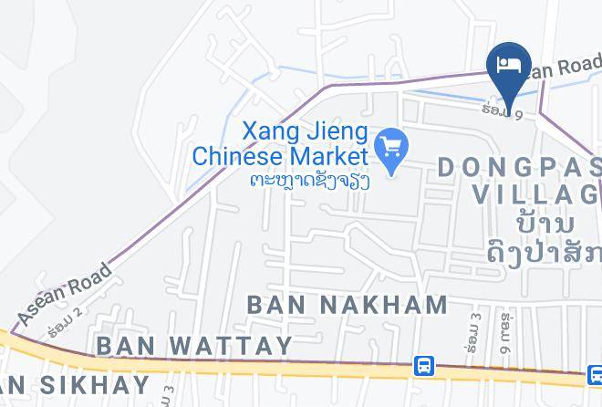Vientiane - Chang Palace Vientiane Maps