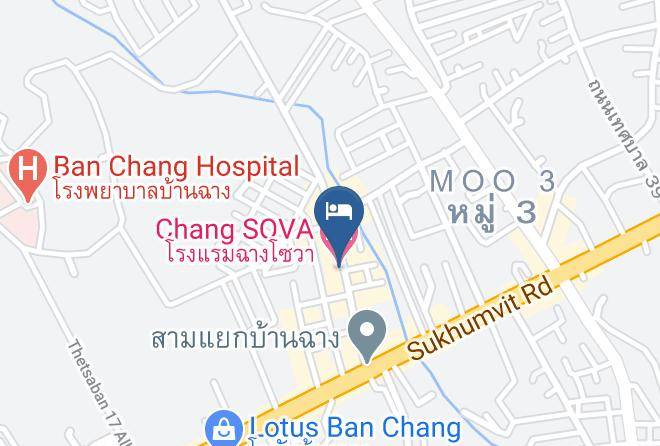 Amphoe Ban Chang - Chang Sova Hotel Maps