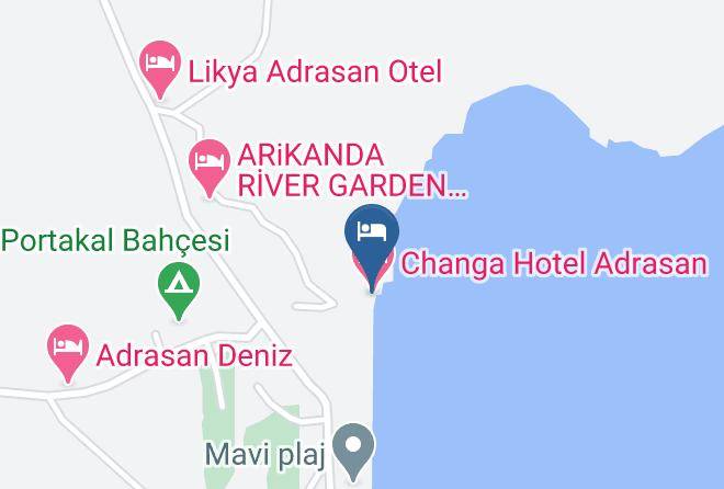 Antalya - Changa Hotel Adrasan Maps
