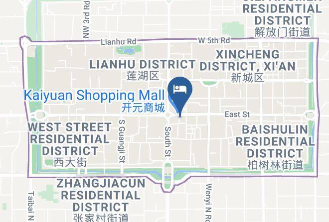 Xi An - Changanli Hotel Maps