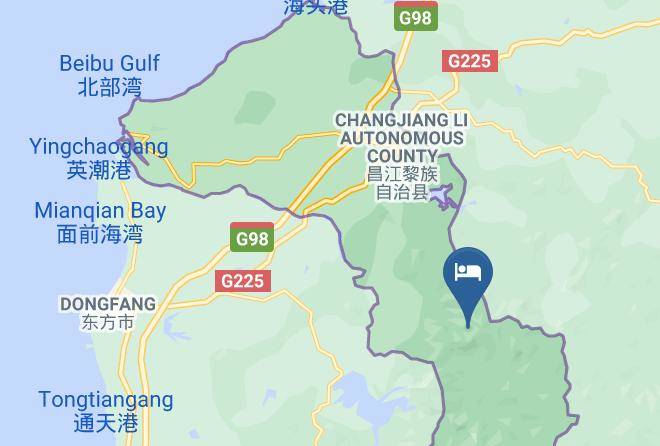 Changjiang Lizu Aut County - Changjiang Bawangling Yajia Conference Center Maps