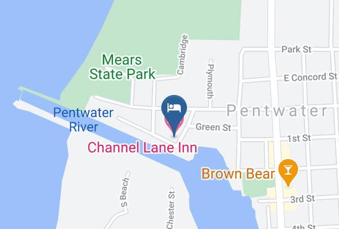 Oceana County - Channel Lane Inn Maps