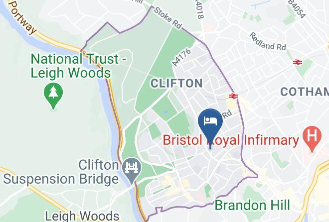Bristol - Channings Hotel Maps