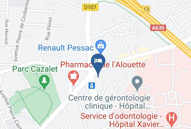 Gironde - Hotel Chantafred Maps
