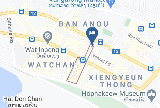 Vientiane - Chanthapanya Hotel Maps