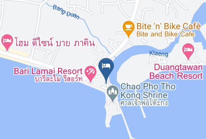 Amphoe Mueang Rayong - Chanya Resort Maps