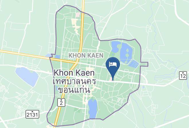 Amphoe Mueang Khon Kaen - Chanyachat Hotel Maps