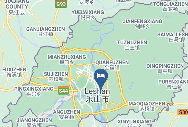 Leshan - Chanyi Jiading Yuanzi Hotel Maps