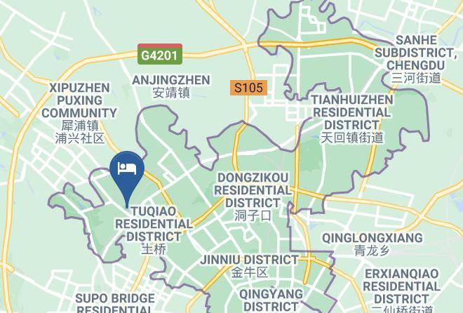 Chengdu - Chanyi Jincheng Courtyard Hotel Maps