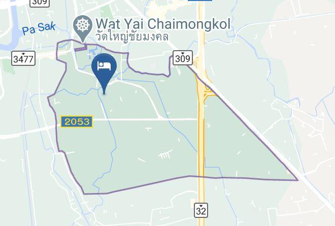 Amphoe Phra Nakhon Si Ayutthaya - Chao Hom Boutique Hotel Maps
