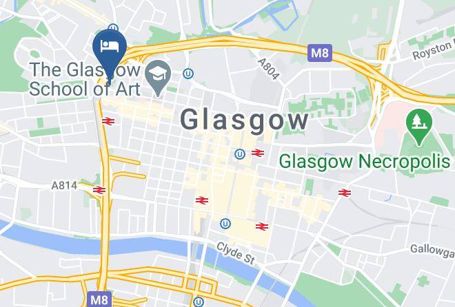Glasgow City - Charing Cross Hotel Glasgow Maps