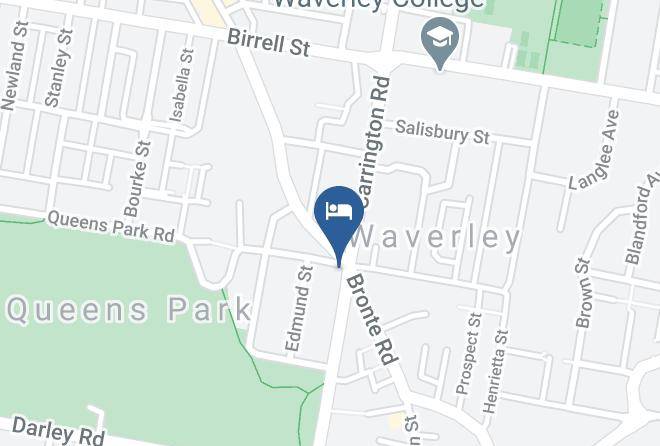 Charing Cross Hotel Waverley Mapa - New South Wales - Waverley