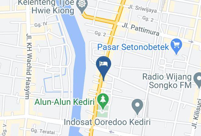 Kota Kediri - Charis Hotel Maps