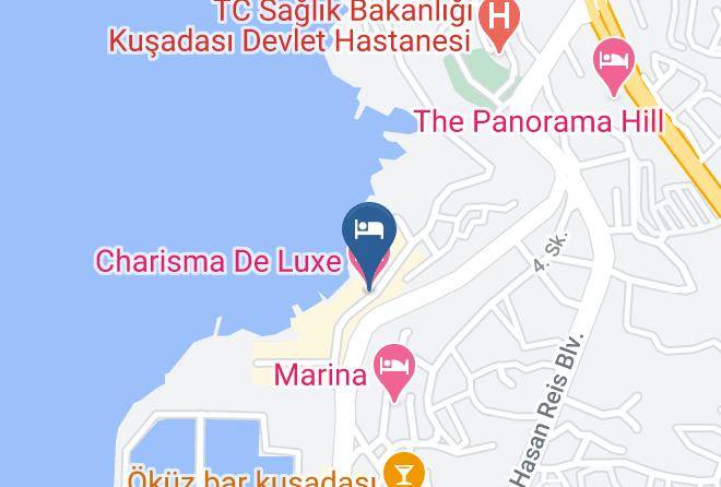 Kusadasi - Charisma De Luxe Hotel Maps