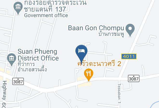 Amphoe Suan Phueng - Charisma Resort Maps