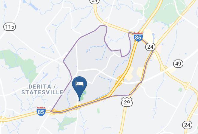 Mecklenburg - Charlotte Speedway Inn & Suites Maps