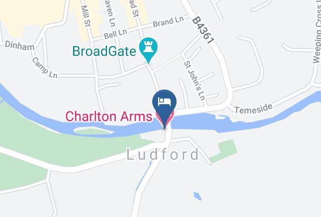 Charlton Arms Hotel Map