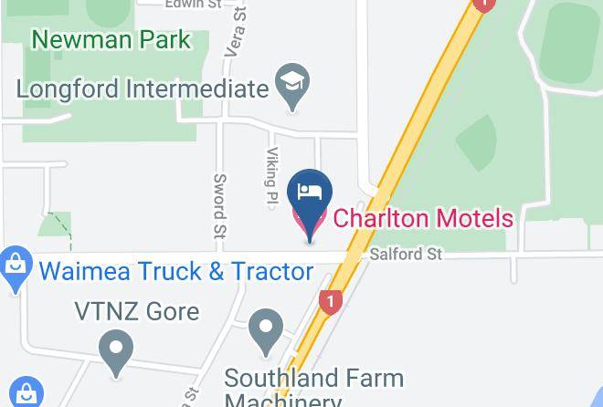 Gore - Charlton Motels Maps